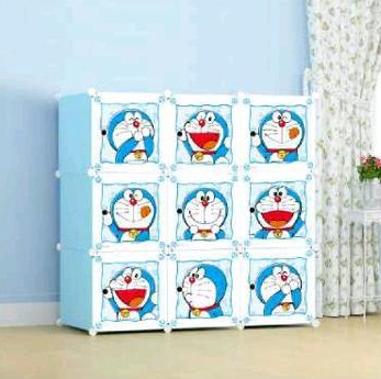  Lemari  Rakit Isi 9 Doraemon  NOERGPC Grosir Product China 